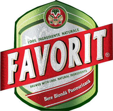 Eticheta Favorit — bere blondă pasteurizată